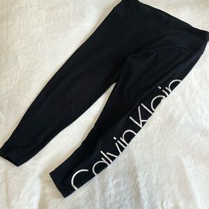 Black leggings, Large, Calvin Klein